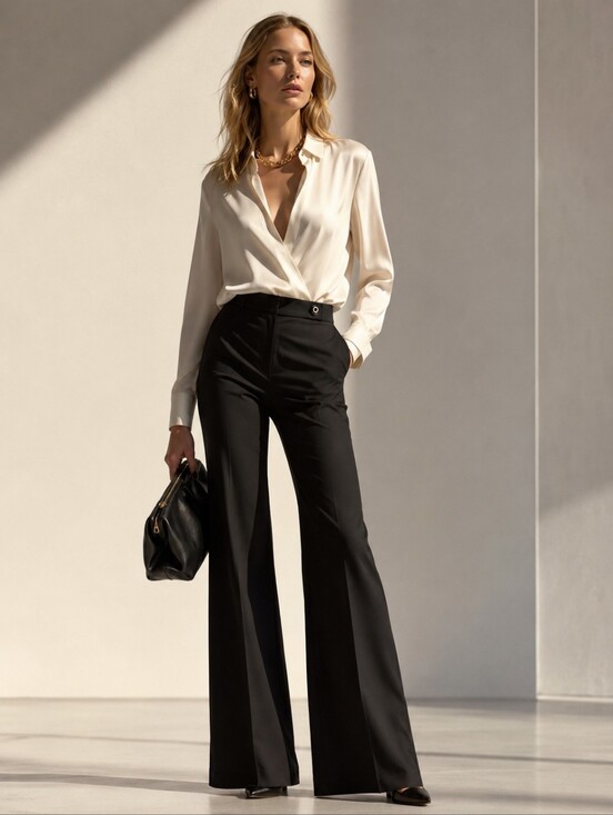 Tory Burch Pants - ❤️ NWOT! TORY BURCH WIDE LEG HIGH RISE STRETCH VIRGIN WOOL TROUSERS / PANTS, 8